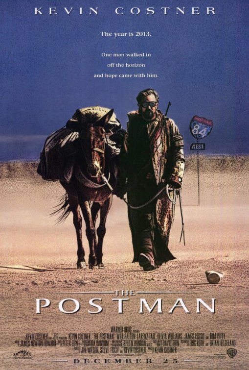 1000 piece jigsaw puzzle for the movie poster: The Postman (1997) ver1