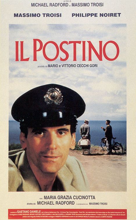 the movie poster: The Postman (il Postino) (1995) ver2