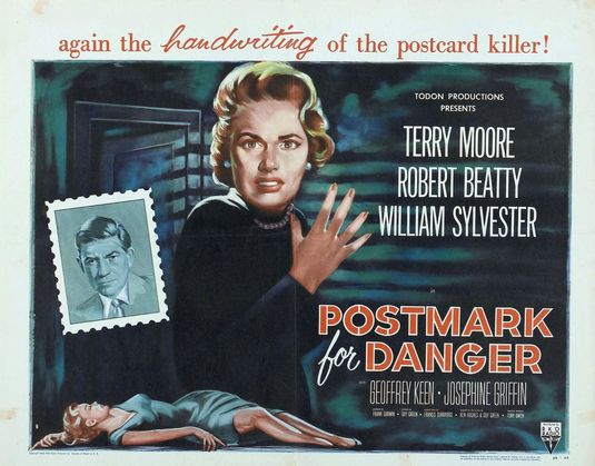 the movie poster: Postmark for Danger (1955)