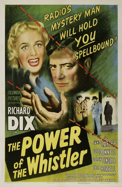 the movie poster: The Power of the Whistler (1945)