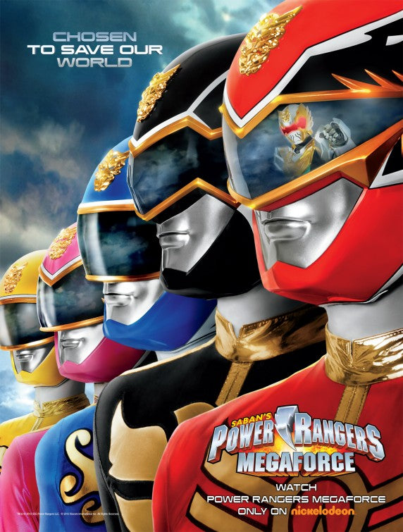 1000 piece jigsaw puzzle for tv poster: Power Rangers Megaforce