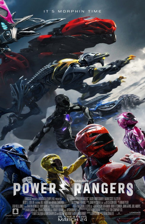 1000 piece jigsaw puzzle for the movie poster: Power Rangers (2017) ver19