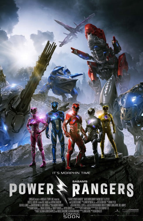 1000 piece jigsaw puzzle for the movie poster: Power Rangers (2017) ver22