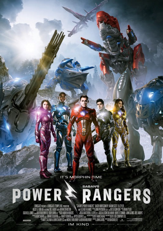 1000 piece jigsaw puzzle for the movie poster: Power Rangers (2017) ver23