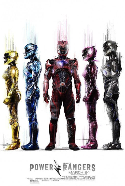 1000 piece jigsaw puzzle for the movie poster: Power Rangers (2017) ver26
