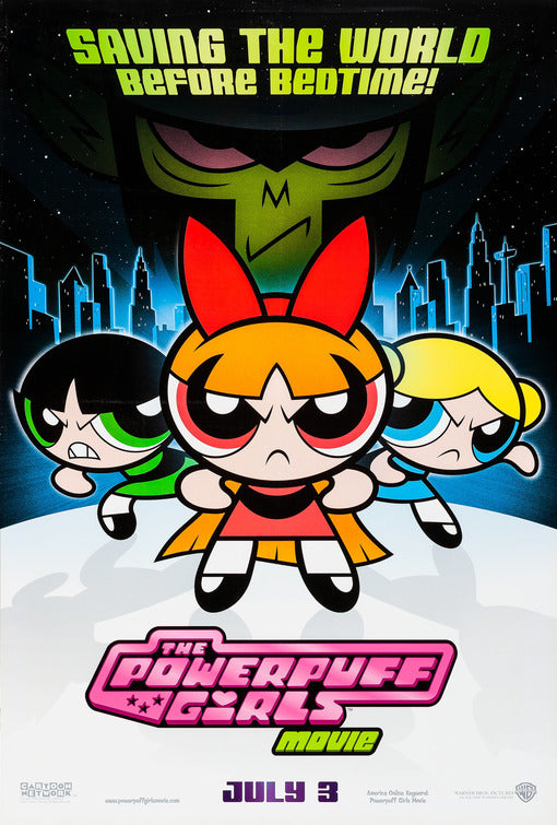 the movie poster: The Powerpuff Girls (2002)