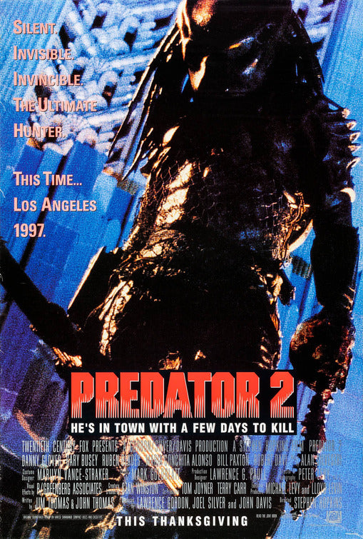 the movie poster: Predator 2 (1990) ver1