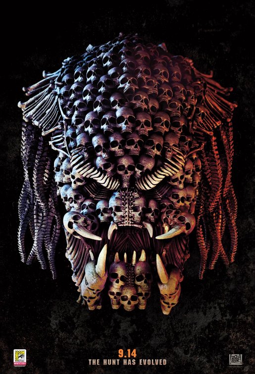1000 piece jigsaw puzzle for the movie poster: The Predator (2018) ver2