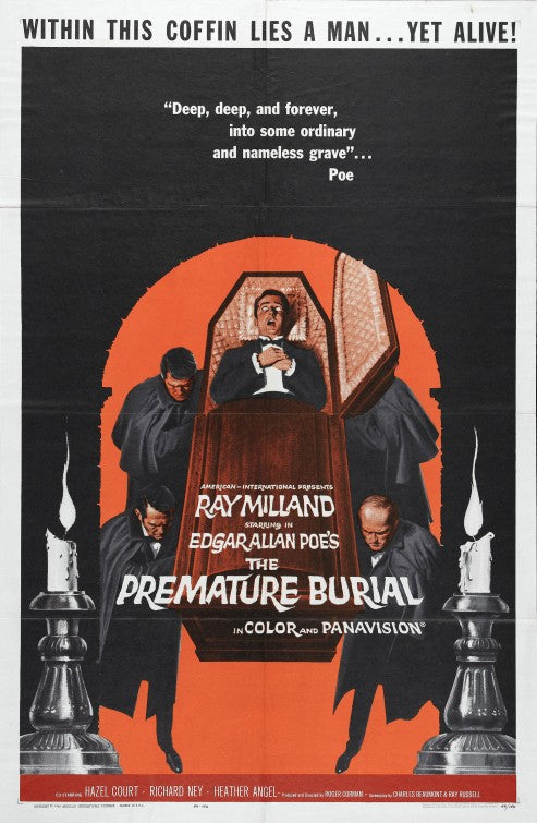 1000 piece jigsaw puzzle for the movie poster: Premature Burial (1962)