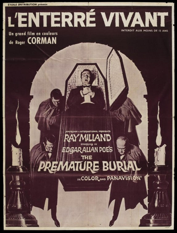 1000 piece jigsaw puzzle for the movie poster: Premature Burial (1962) ver5