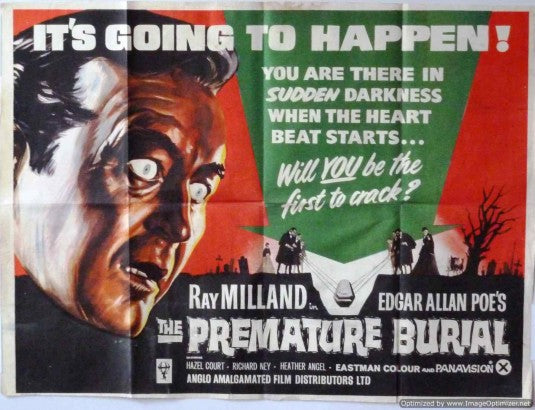 1000 piece jigsaw puzzle for the movie poster: Premature Burial (1962) ver6
