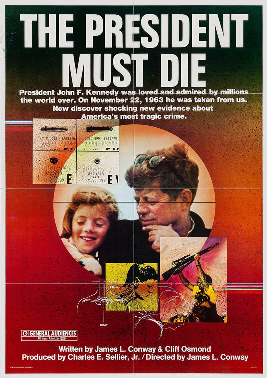 1000 piece jigsaw puzzle for the movie poster: The President Must Die (1981)