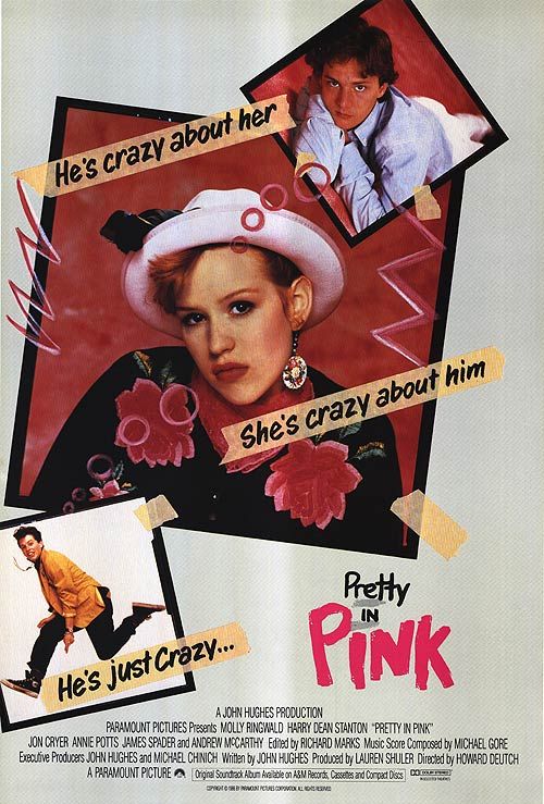 the movie poster: Pretty in Pink (1986) ver3