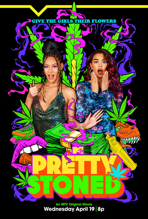 1000 piece jigsaw puzzle for the movie poster: Pretty Stoned (2023)