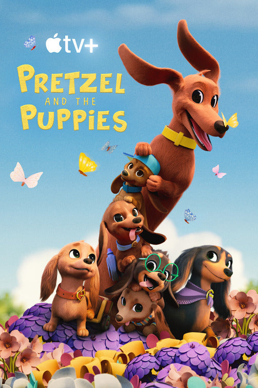 1000 piece jigsaw puzzle for tv poster: Pretzel and the Puppies, ver2
