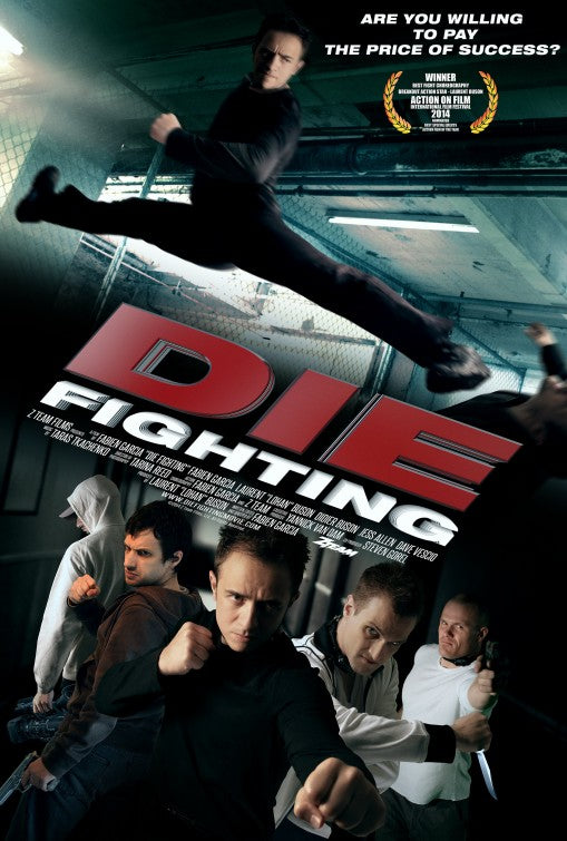 1000 piece jigsaw puzzle for the movie poster: Die Fighting (2013) ver2