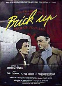 the movie poster: Prick Up Your Ears (1987) ver2