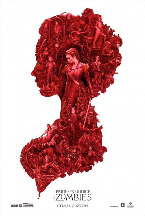 1000 piece jigsaw puzzle for the movie poster: Pride and Prejudice and Zombies (2016) ver13