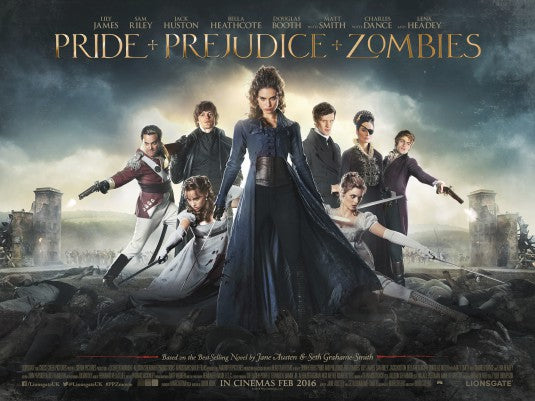 1000 piece jigsaw puzzle for the movie poster: Pride and Prejudice and Zombies (2016) ver4
