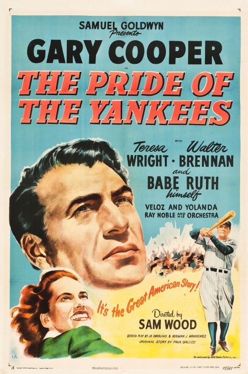 1000 piece jigsaw puzzle for the movie poster: The Pride of the Yankees (1942) ver2