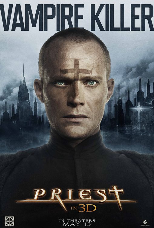 1000 piece jigsaw puzzle for the movie poster: Priest (2011) ver4