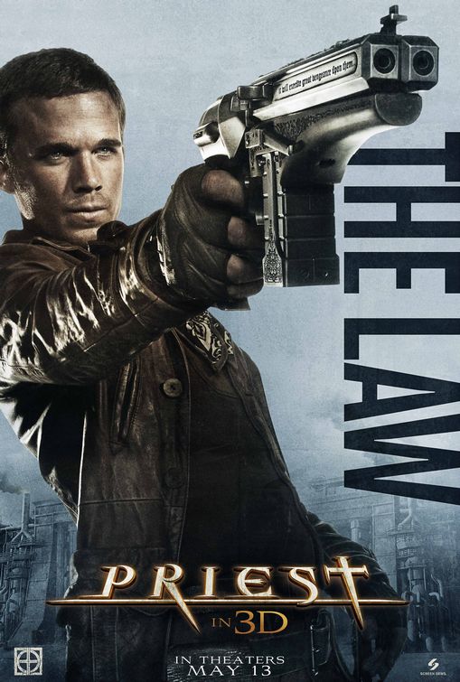 1000 piece jigsaw puzzle for the movie poster: Priest (2011) ver7