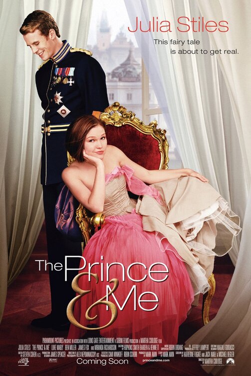 the movie poster: The Prince & Me (2004)