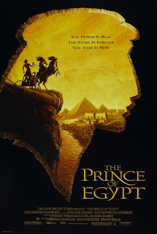 the movie poster: The Prince of Egypt (1998) ver2