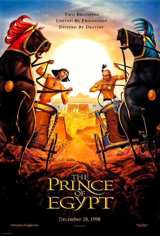 the movie poster: The Prince of Egypt (1998) ver3