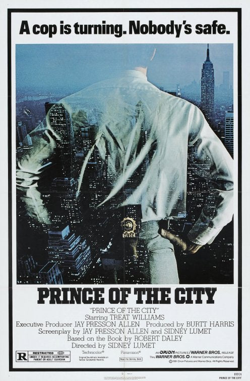 1000 piece jigsaw puzzle for the movie poster: Prince of the City (1981)
