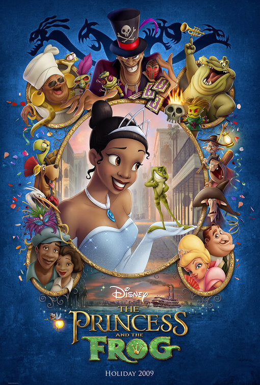 1000 piece jigsaw puzzle for the movie poster: The Princess and the Frog (2009) ver2