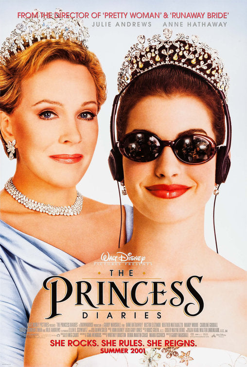 the movie poster: The Princess Diaries (2001) ver1