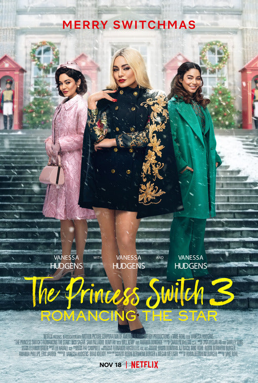 1000 piece jigsaw puzzle for the movie poster: The Princess Switch 3: Romancing the Star (2021)