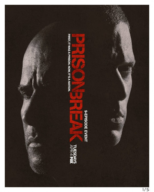 1000 piece jigsaw puzzle for tv poster: Prison Break, ver9