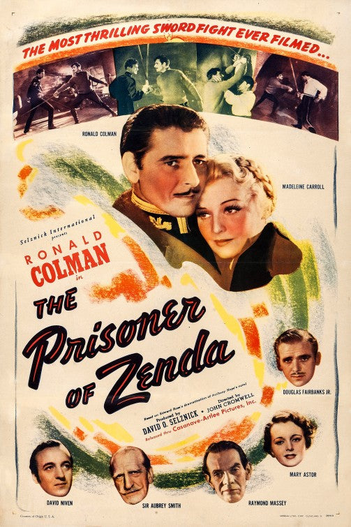 1000 piece jigsaw puzzle for the movie poster: The Prisoner of Zenda (1937) ver2