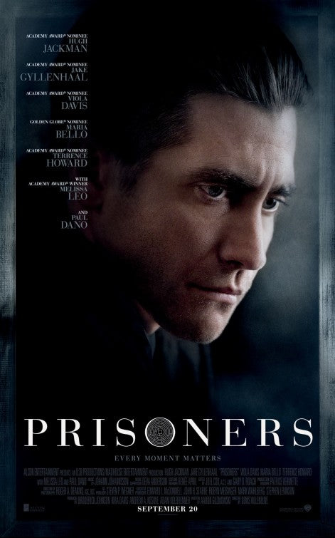 1000 piece jigsaw puzzle for the movie poster: Prisoners (2013)