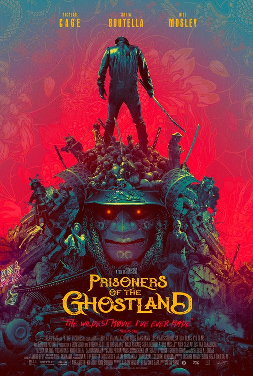 1000 piece jigsaw puzzle for the movie poster: Prisoners of the Ghostland (2021)