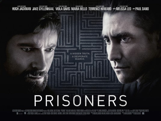 1000 piece jigsaw puzzle for the movie poster: Prisoners (2013) ver6