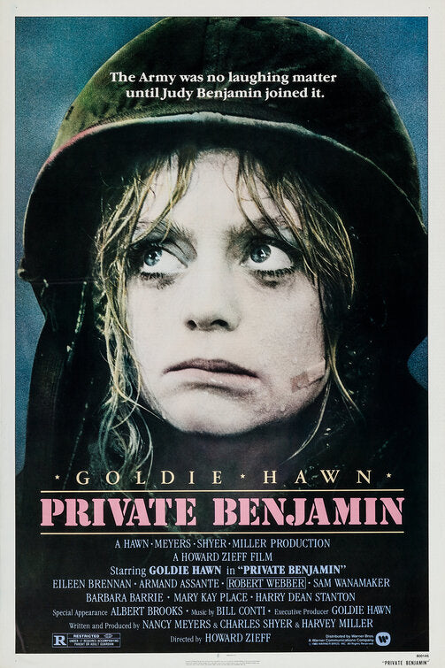 the movie poster: Private Benjamin (1980)
