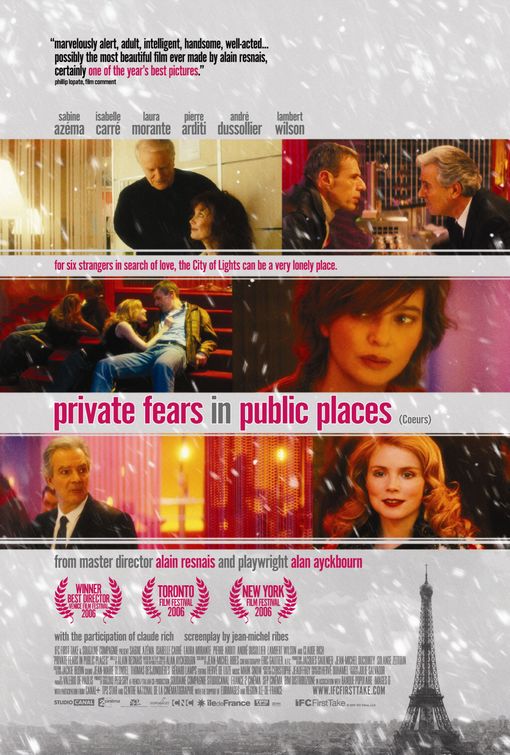 the movie poster: Private Fears in Public Places (2007)