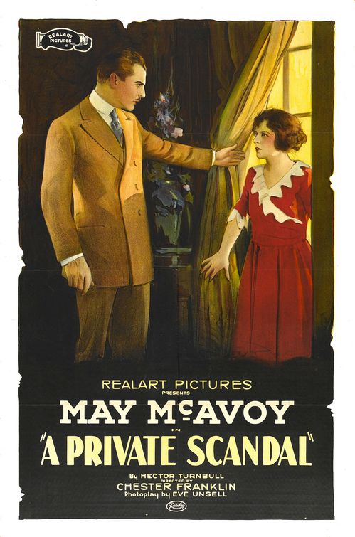 the movie poster: A Private Scandal (1921)