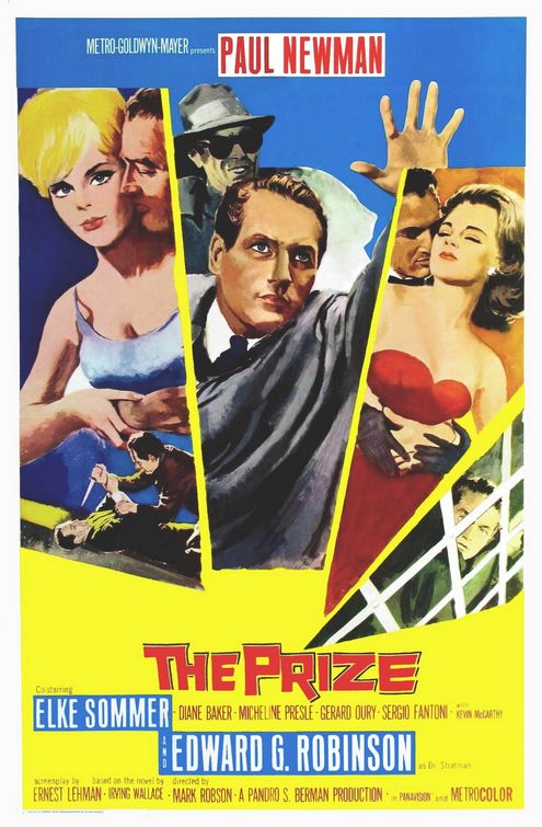 the movie poster: The Prize (1963) ver2