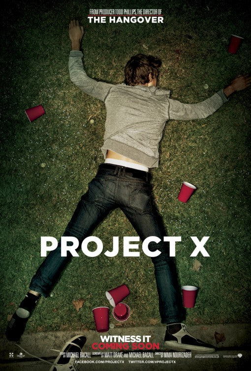1000 piece jigsaw puzzle for the movie poster: Project X (2012)