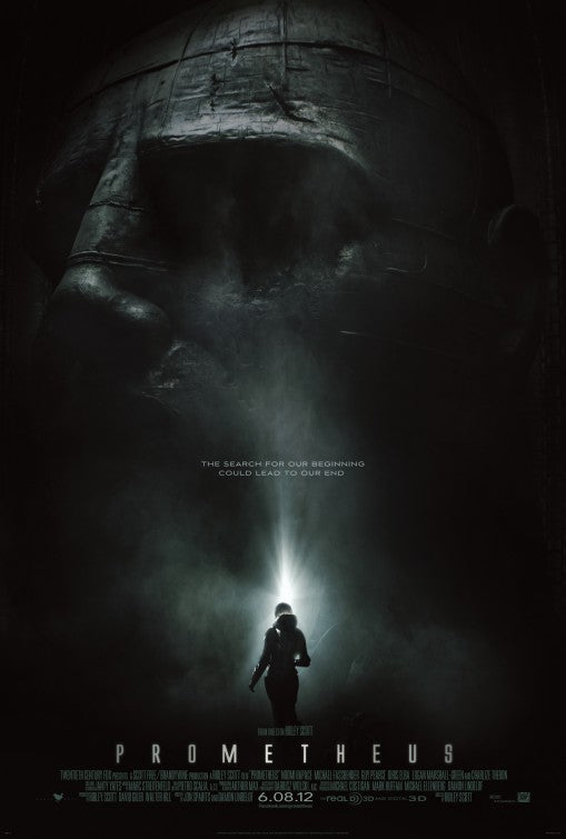 1000 piece jigsaw puzzle for the movie poster: Prometheus (2012)