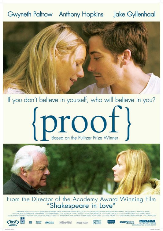 the movie poster: Proof (2005) ver2