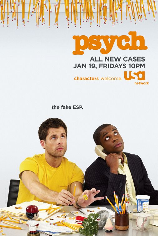 1000 piece jigsaw puzzle for tv poster: Psych