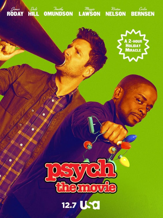 1000 piece jigsaw puzzle for tv poster: Psych: The Movie