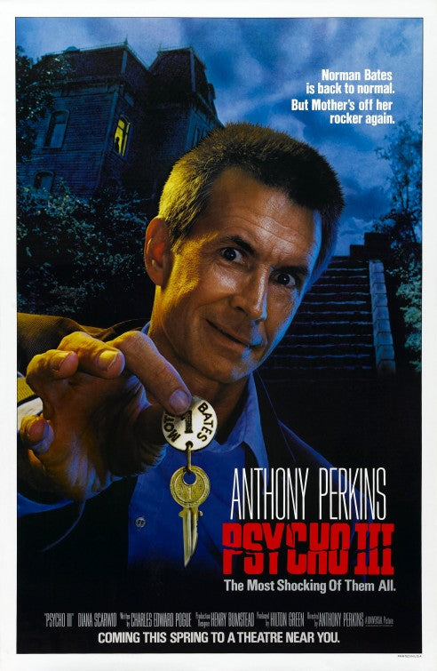 1000 piece jigsaw puzzle for the movie poster: Psycho III (1986)