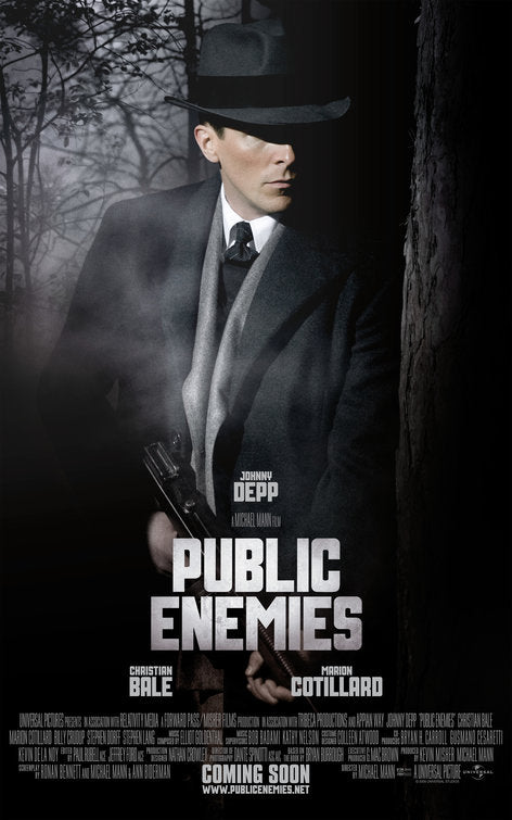 1000 piece jigsaw puzzle for the movie poster: Public Enemies (2009) ver2