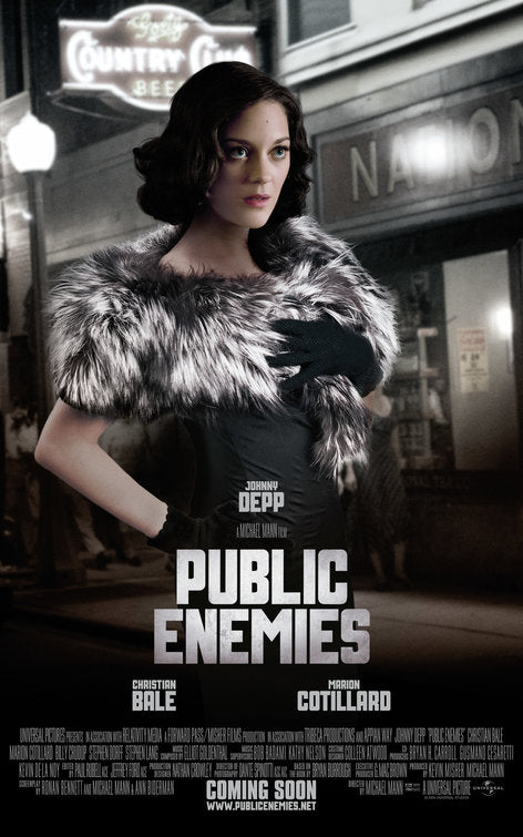 1000 piece jigsaw puzzle for the movie poster: Public Enemies (2009) ver3